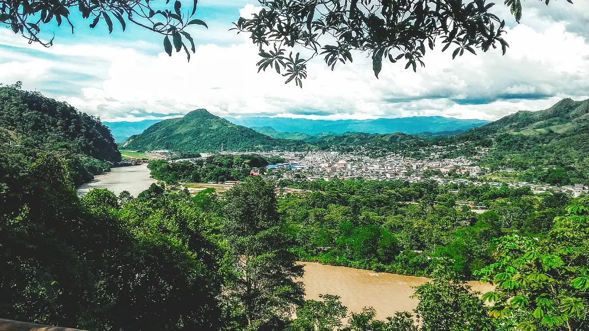 Paisaje de Tingo María, Perú